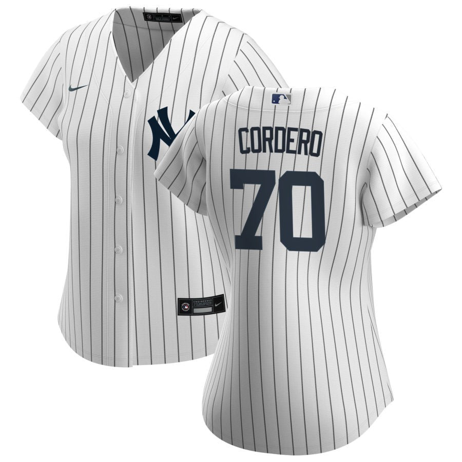 Jimmy Cordero New York Yankees Nike Women's Home Replica Jersey - White