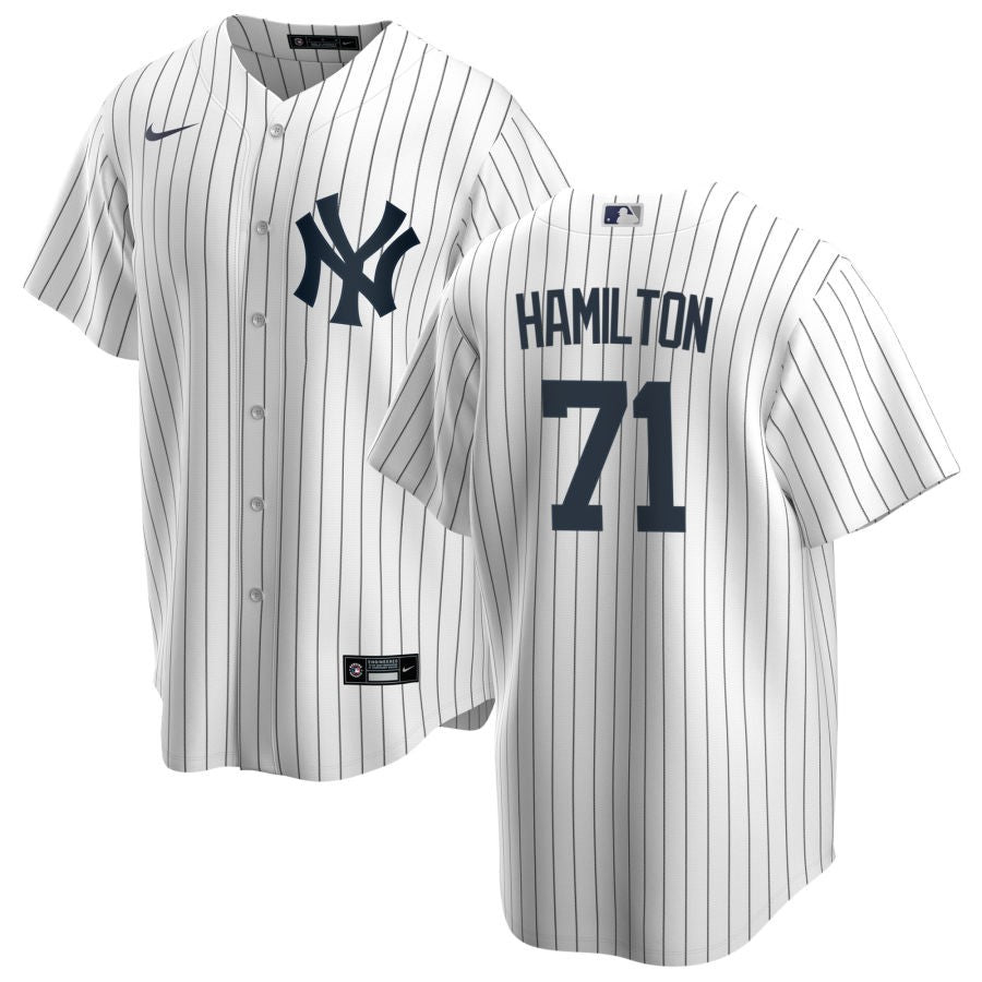 Ian Hamilton New York Yankees Nike Home Replica Jersey - White