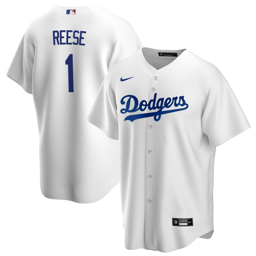 Pee Wee Reese Los Angeles Dodgers Nike Home RetiredReplica Jersey - White