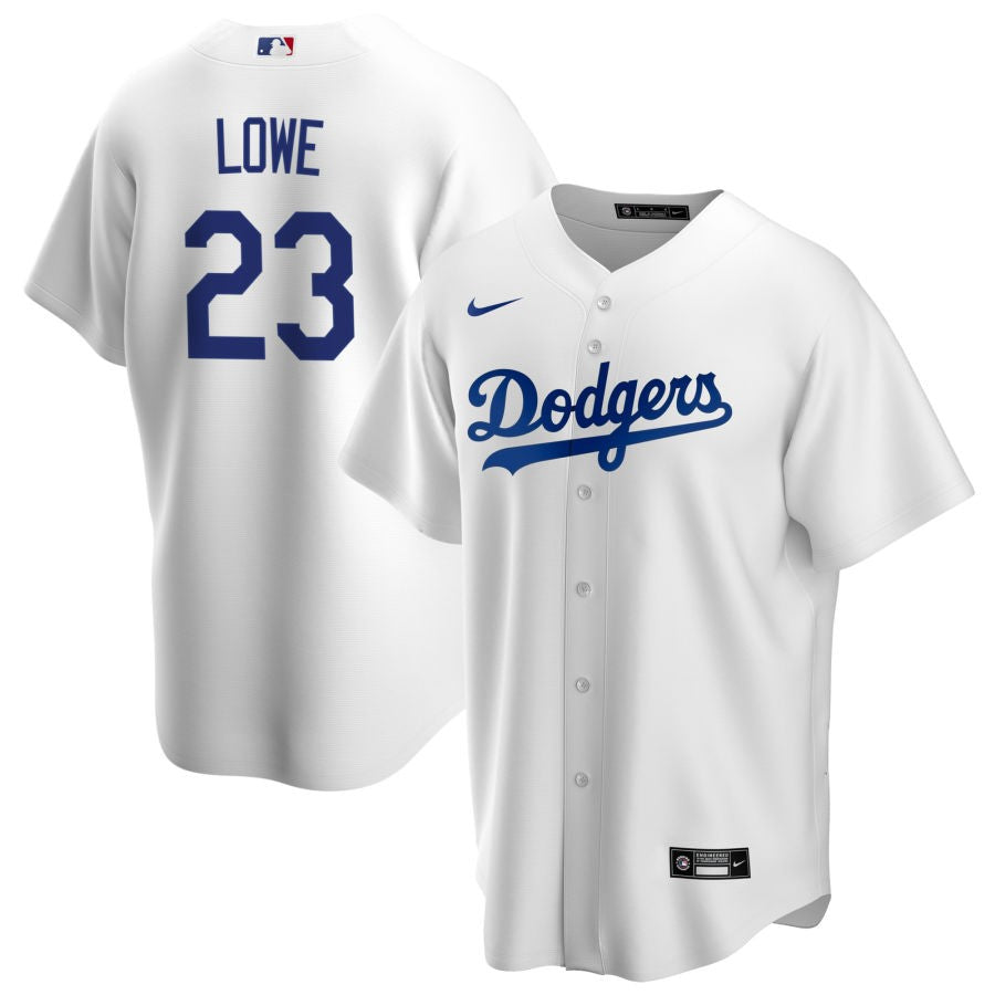 Derek Lowe Los Angeles Dodgers Nike Home RetiredReplica Jersey - White