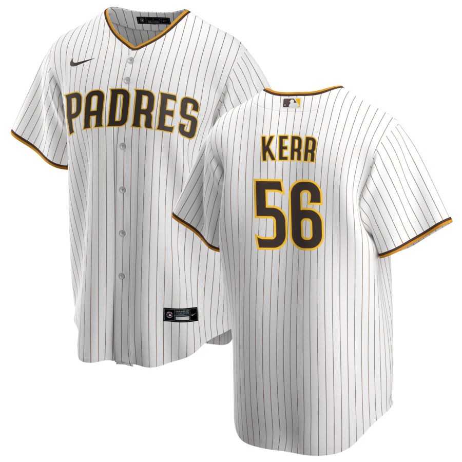 Ray Kerr San Diego Padres Nike Home Replica Jersey - White