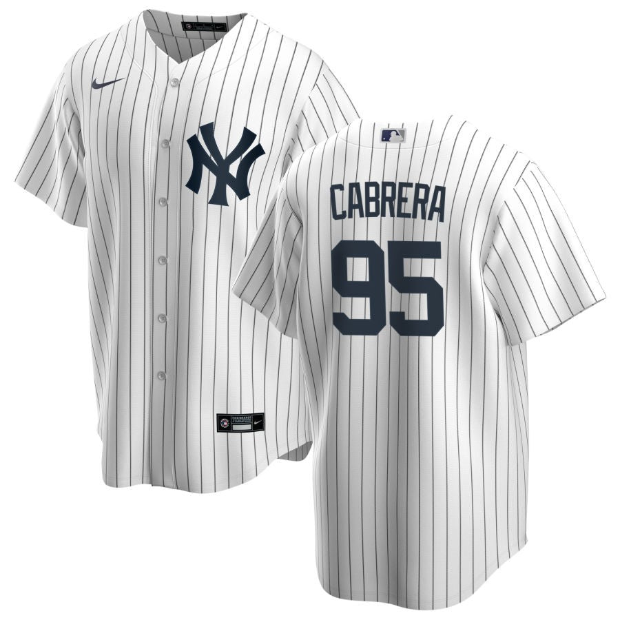 Oswaldo Cabrera New York Yankees Nike Home Replica Jersey - White